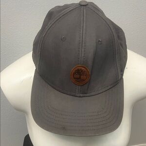 Timberland Dark Gray Hat with Brown Logo